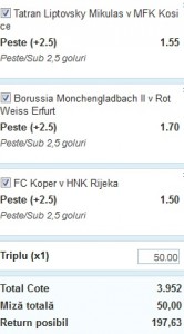 Tripla zilei fotbal 15 ian amicale
