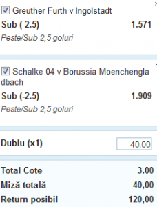 Dubla zilei fotbal 6 feb