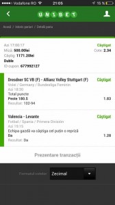 Biletul zilei baschet castigator