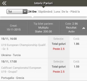 Win El greco duminica 15 nov