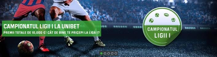 Concurs de pariuri din fotbal de la Unibet
