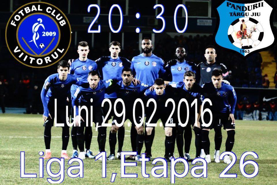 Ponturi, pronosticuri pariuri fotbal – Liga I – FC Viitorul vs Pandurii Targu Jiu