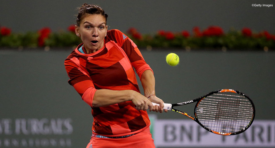 INDIAN WELLS, 13 Martie: Simona Halep (Photo by Sean M. Haffey/Getty Images)