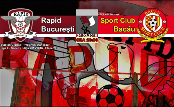 Ponturi pariuri fotbal Romania - Rapid Bucuresti vs SC Bacau