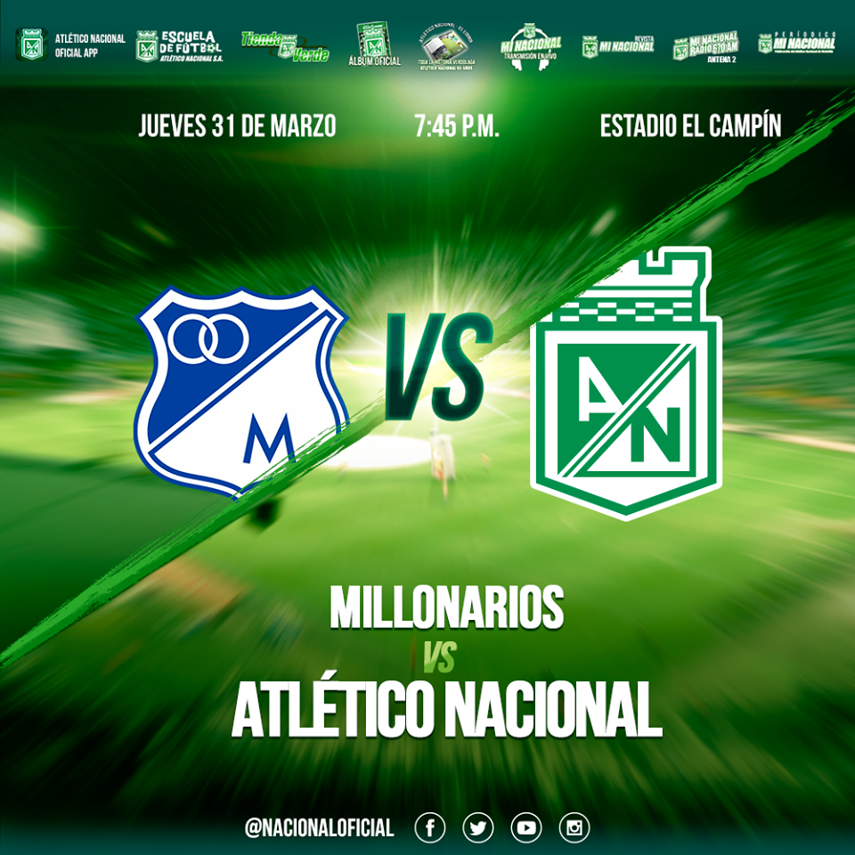 Ponturi pariuri fotbal - Millonarios vs Atletico Nacional
