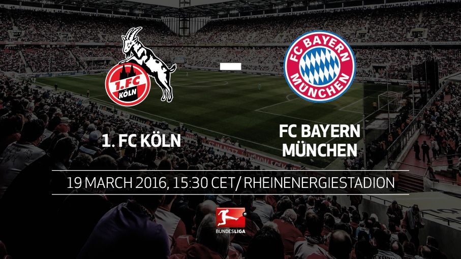 Ponturi pariuri fotbal Bundesliga- Koln vs Bayern Munchen