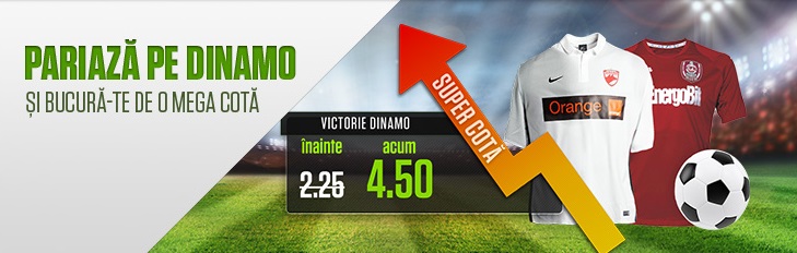 Netbet cota marita Dinamo Cupa Romaniei