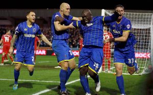 Wimbledon vs Accrington semifinala League Two