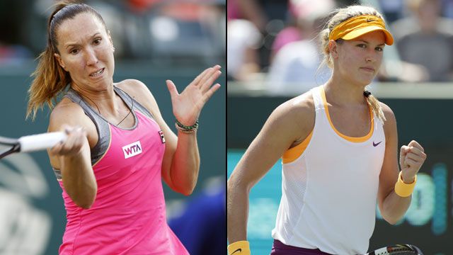 Jelena Jankovic vs Eugenie Bouchard-Primul meci tare de la Roma Open
