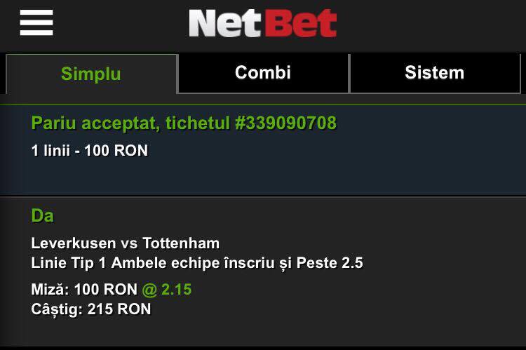Meciul zilei analizat de SuperPontino - Leverkusen vs Tottenham