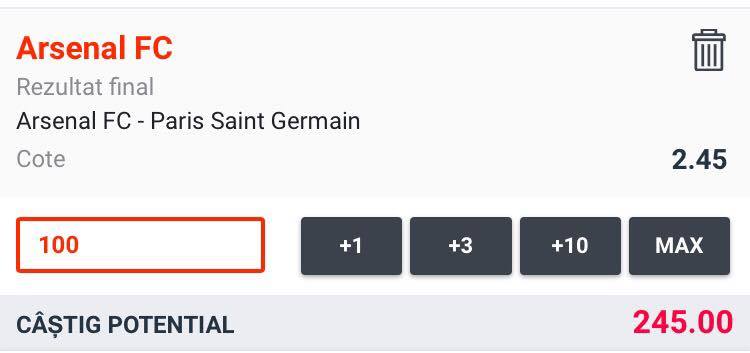 Meciul zilei analizat de SuperPontino - Arsenal vs PSG
