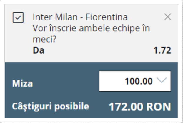 Meciul zilei analizat de SuperPontino - Inter Milano vs Fiorentina