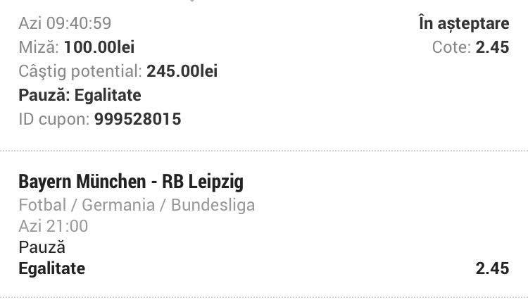 Meciul zilei analizat de SuperPontino - Bayern vs RB Leipzig