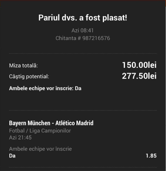 Meciul zilei analizat de SuperPontino - Bayern vs Atl. Madrid