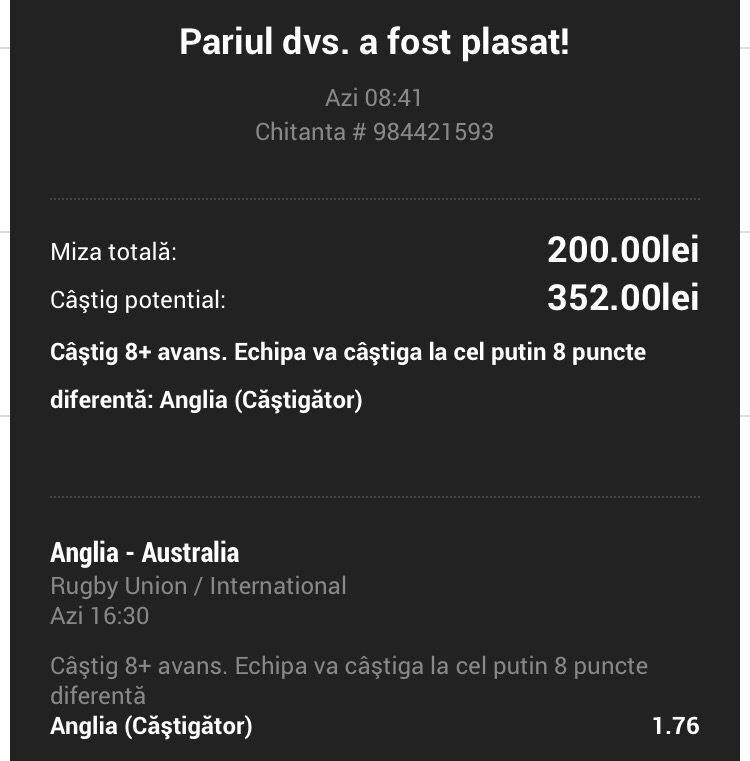 Pariază si tu acest pont cu un CLICK pe imagine !
