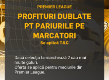 Betfair iti dubleaza castigurile pe marcatorii din Premier League