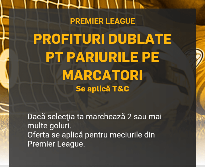 Betfair iti dubleaza castigurile pe marcatorii din Premier League
