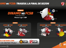 Dinamo vs Steaua, un meci cu miza pentru titlu (calcule si info-grafic)
