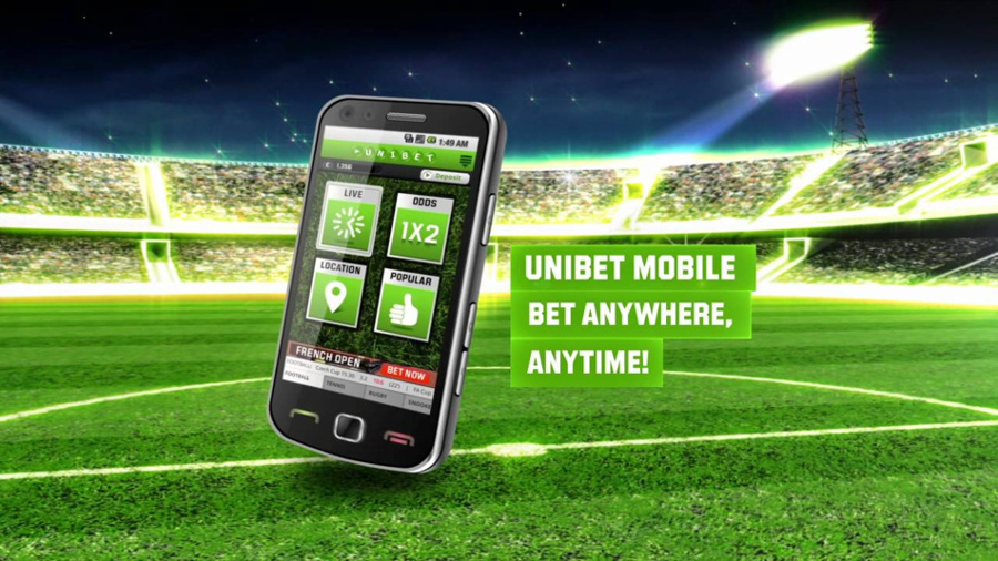 Pariuri de pe mobil la Unibet