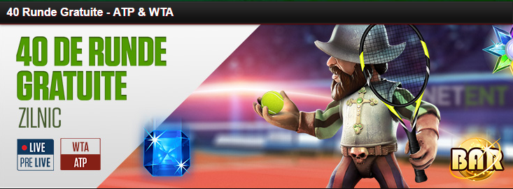 Pariaza pe tenis la NetBet si castiga runde gratuite zilnic