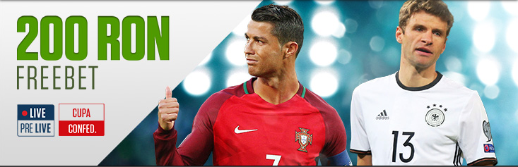 10 RON pentru fiecare gol inscris la Cupa Confederatiilor
