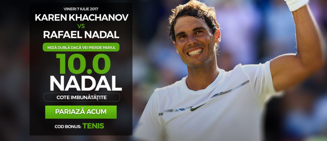 De NERATAT, exclusiv SuperPont! Cota 10.0 pentru NADAL si Abonament PREMIUM GRATUIT!