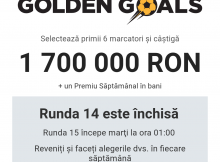 Participa la promotia Golden Goals si castiga 1.700.000 RON