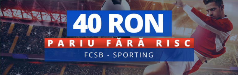 Pariaza fara risc la Sportingbet pe FCSB vs Sporting Lisabona
