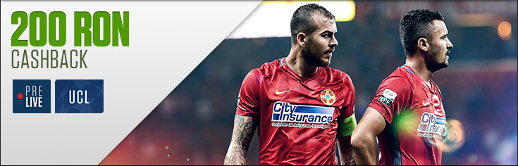 Pariaza astazi pe FCSB si ai un Bonus de 200 RON