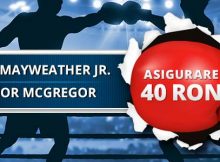 40 RON asigurare daca pariezi pe Mayweather vs McGregor