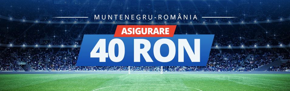 Ai pariul asigurat de Sportingbet daca pariezi pe Muntenegru vs Romania