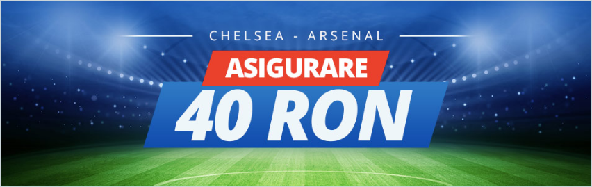 Sportingbet iti asigura pariul plasat pe Chelsea vs Arsenal