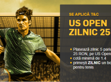 Pariaza pe US Open si primesti zilnic 25 RON