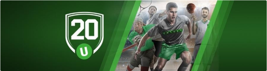 Celebreaza 20 de ani de Unibet cu un pariu fara risc de 60 de RON