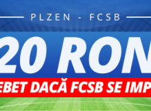 Castigi un Freebet de 20 RON daca FCSB castiga cu Plzen