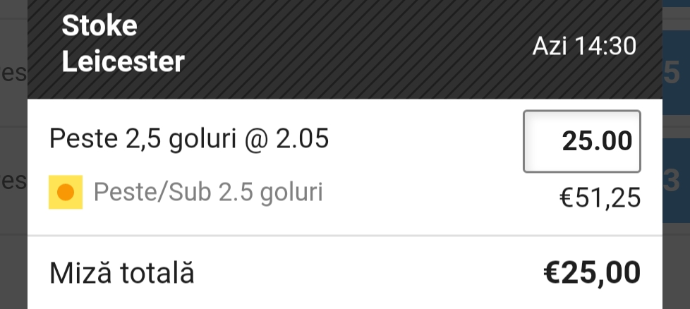 cota zilei pariuri 4 noiembrie