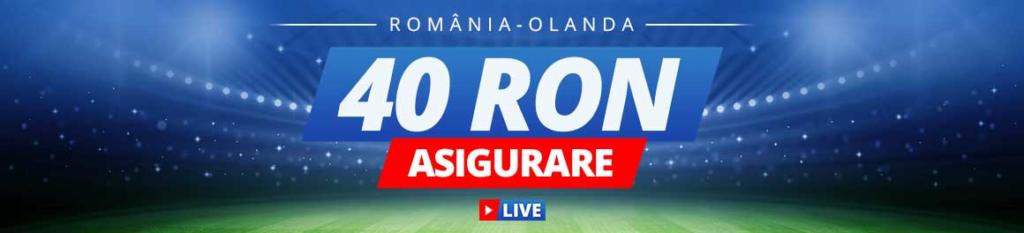 Sportingbet iti asigura pariul plasat pe Romania vs Olanda