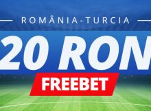 Castigi 20 RON Freebet daca Romania se impune in fata Turciei