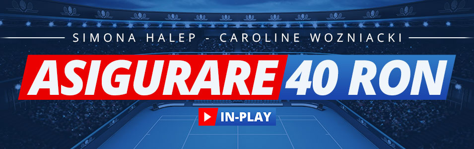 Sportingbet iti asigura pariul plasat pe Simona Halep vs Caroline Wozniacki