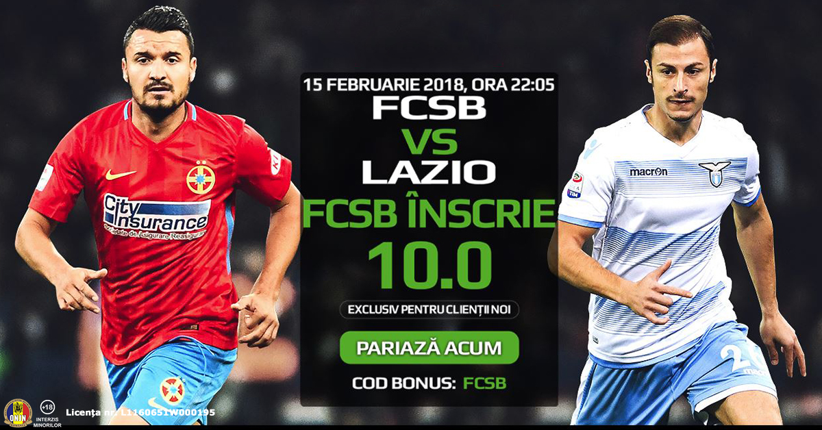AICI ai COTA 10.0 pentru gol FCSB in meciul cu Lazio! Primesti si 60 zile de Abonament Premium!