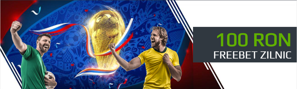 100 RON FREEBET ZILNIC pentru Cupa Mondiala
