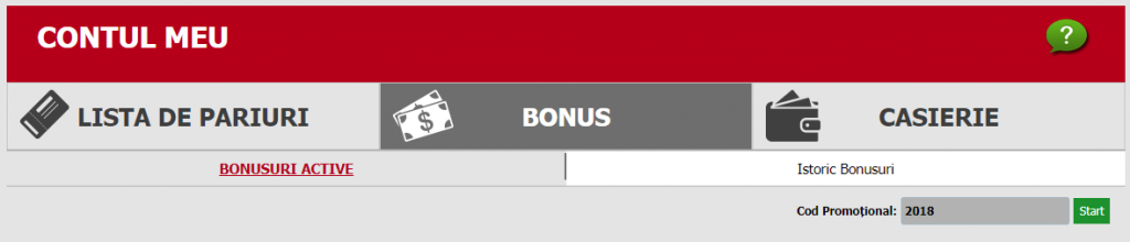 Maxbet ofera un bonus la depunere de pana la 2018 RON