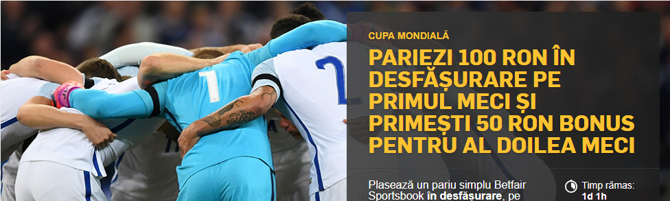 Pariaza pe Suedia vs Elvetia si primesti bonus 50 RON pentru Columbia vs Anglia