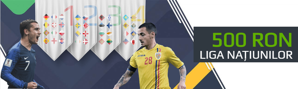 Pariaza pe Liga Natiunilor si ai până la 500 RON FREEBET