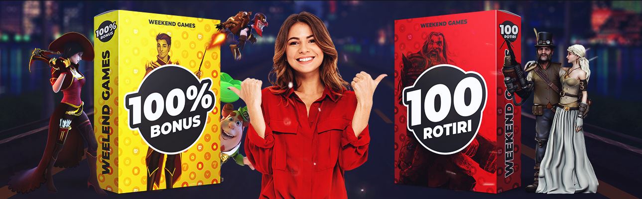 In weekend, la Maxbet ai 100% Bonus sau 100 ROTIRI! Tu alegi oferta dorita!
