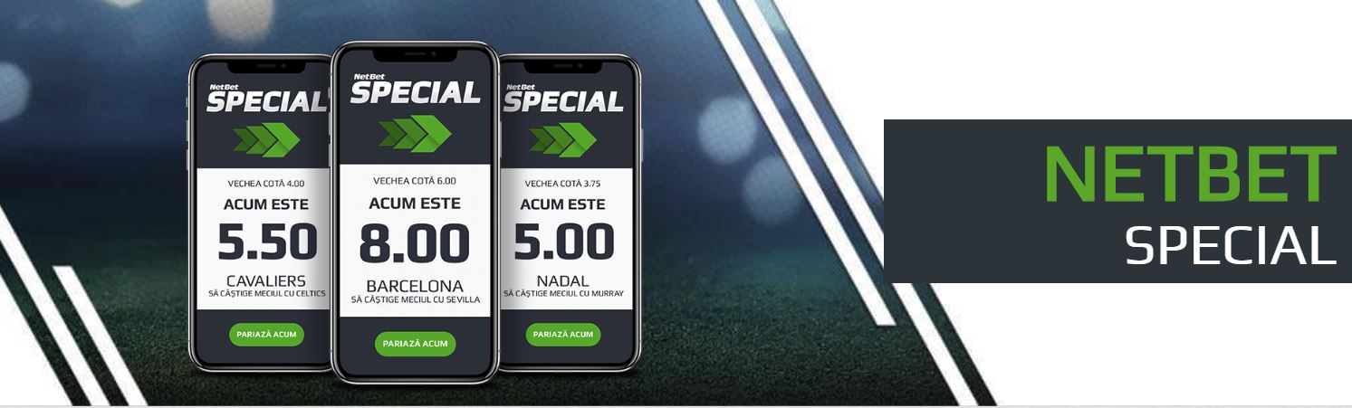NetBet Special! Cote marite pentru cele mai tari evenimente!