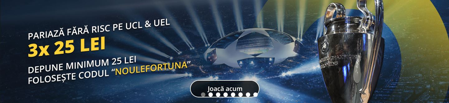 Pariaza fara risc pe Cupele Europene cu eFortuna!