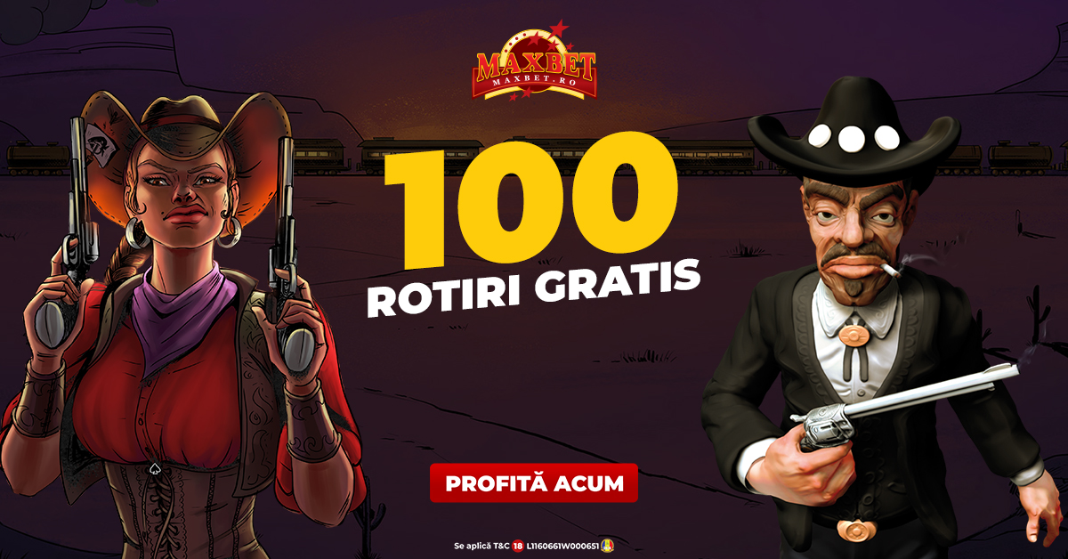 In luna februarie ai 100 ROTIRI GRATIS pentru verificarea contului la Maxbet!