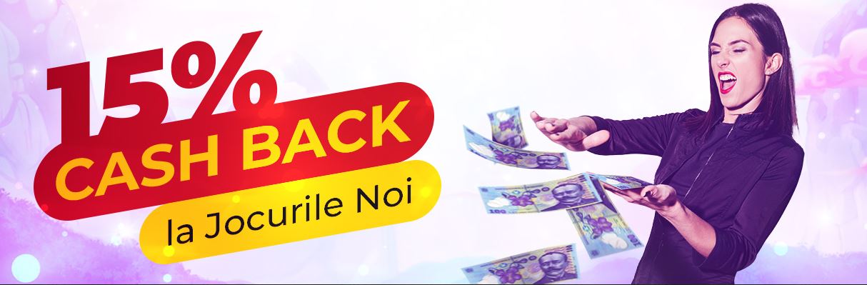 Pana la sfarsitul lui martie ai 15% CASH BACK FARA CERINTE DE RULAJ in Cazinoul Maxbet!