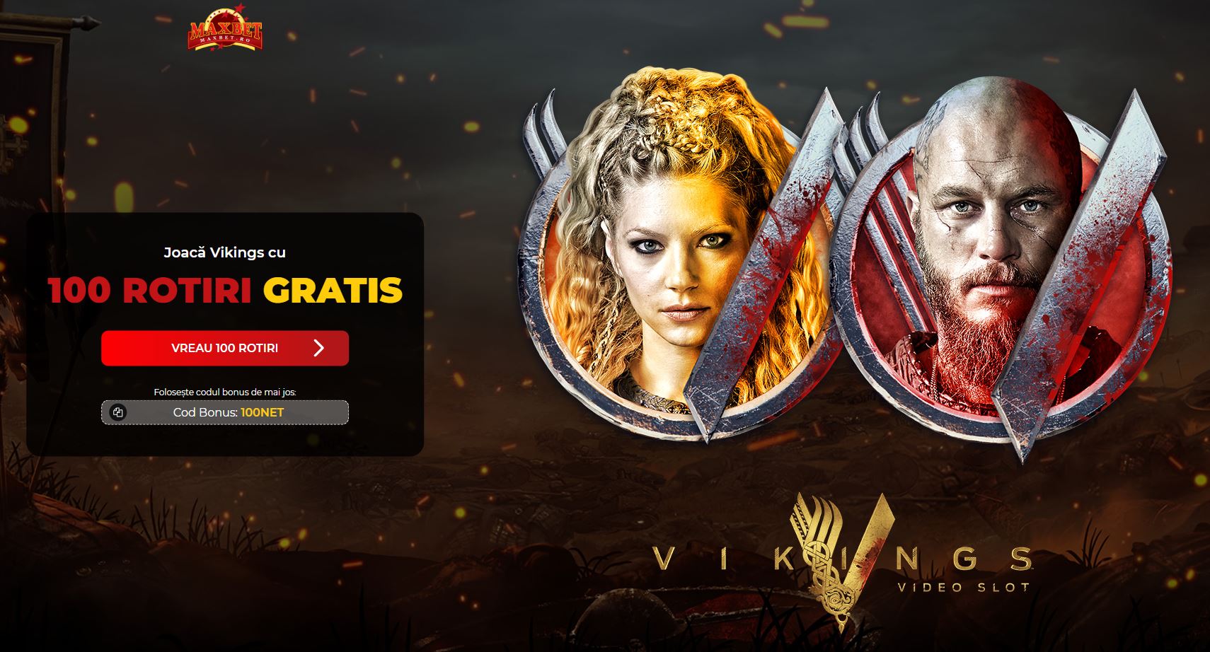 100 RON FĂRĂ DEPUNERE în luna mai la cazinoul MAXBET!